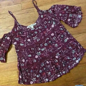 California Gypsy from wet seal cold shoulder top women M